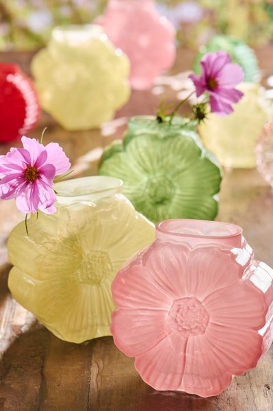 Hovedbilde Vase blomsterformet 3 ass farger, Daisy