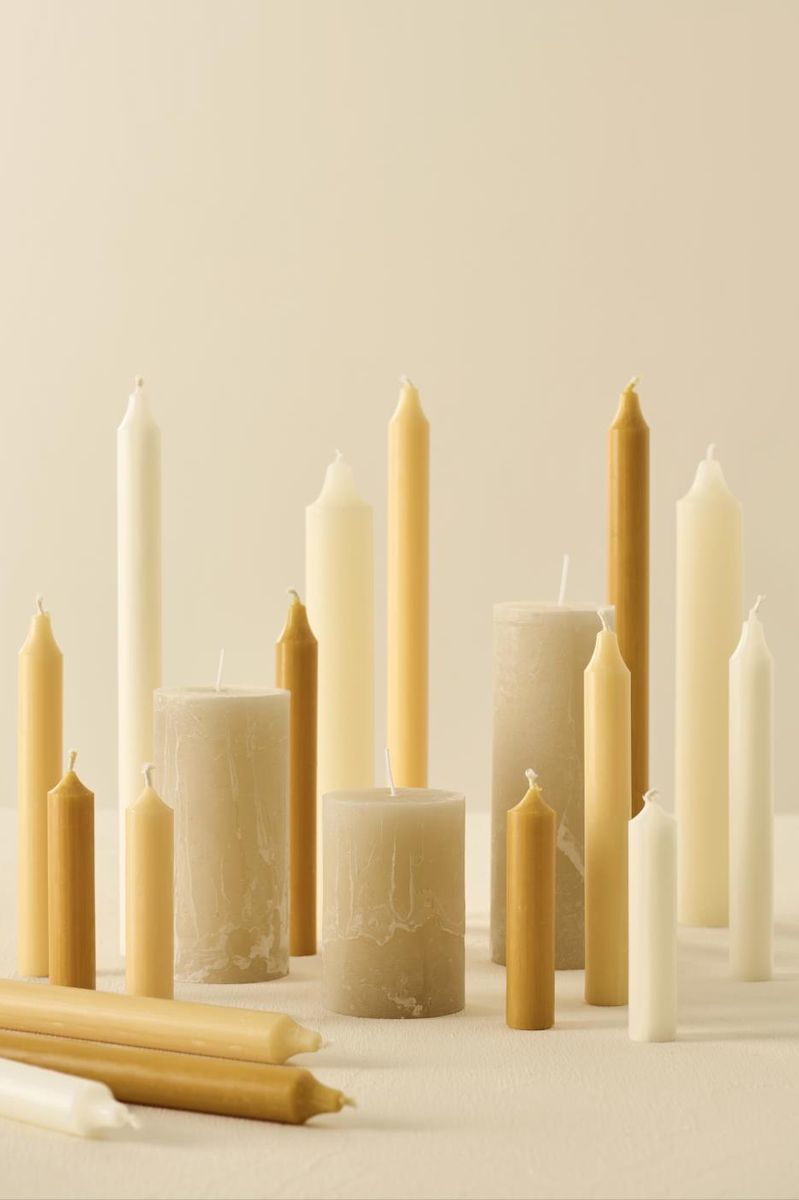 Rustikk Kubbelys 14 cm - Kitt