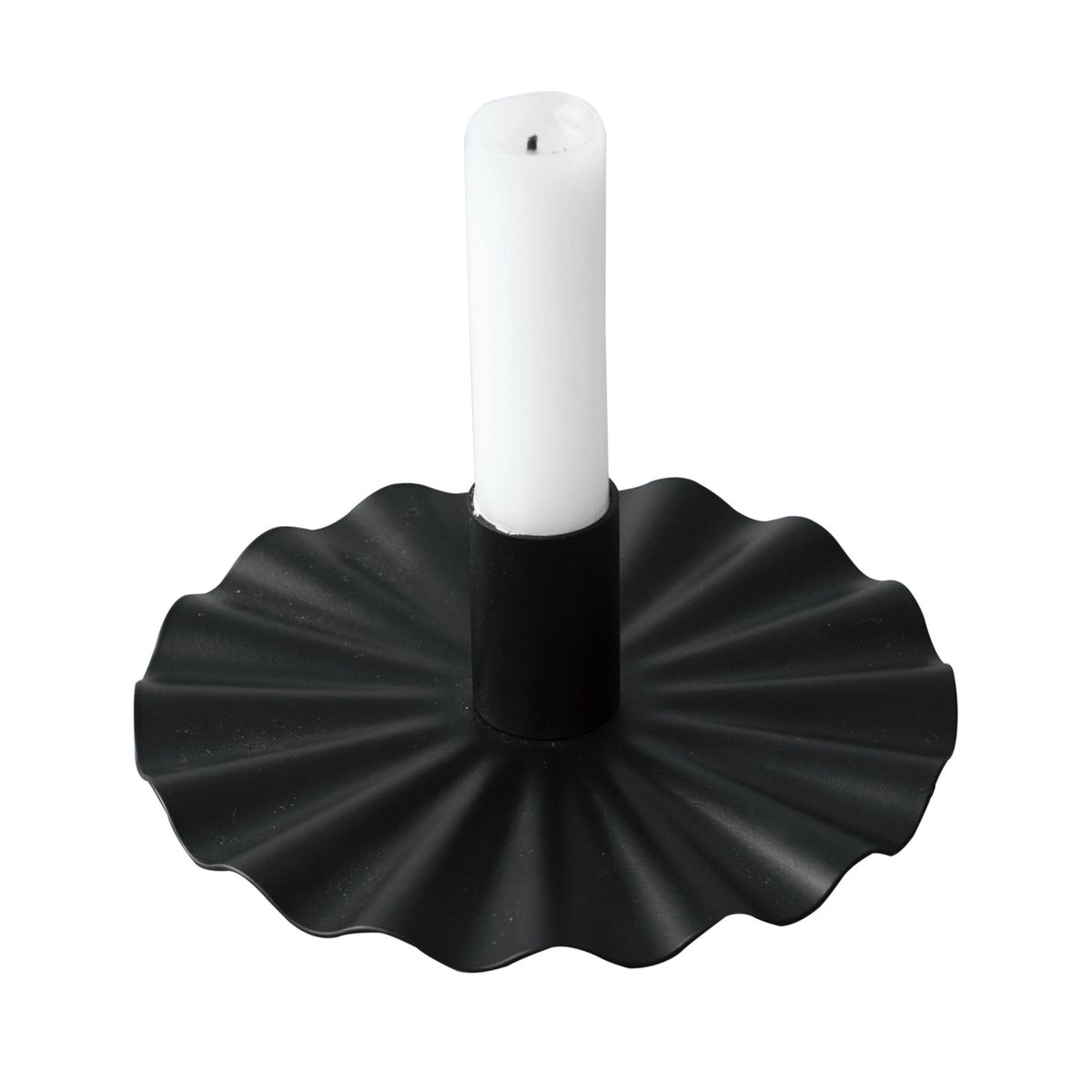 Krum lysestake, Coal Black