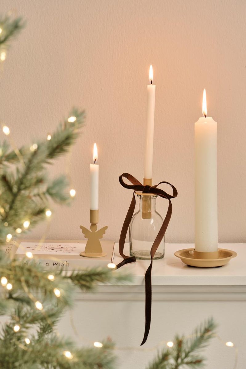 Lysestake til kertelys, Engel