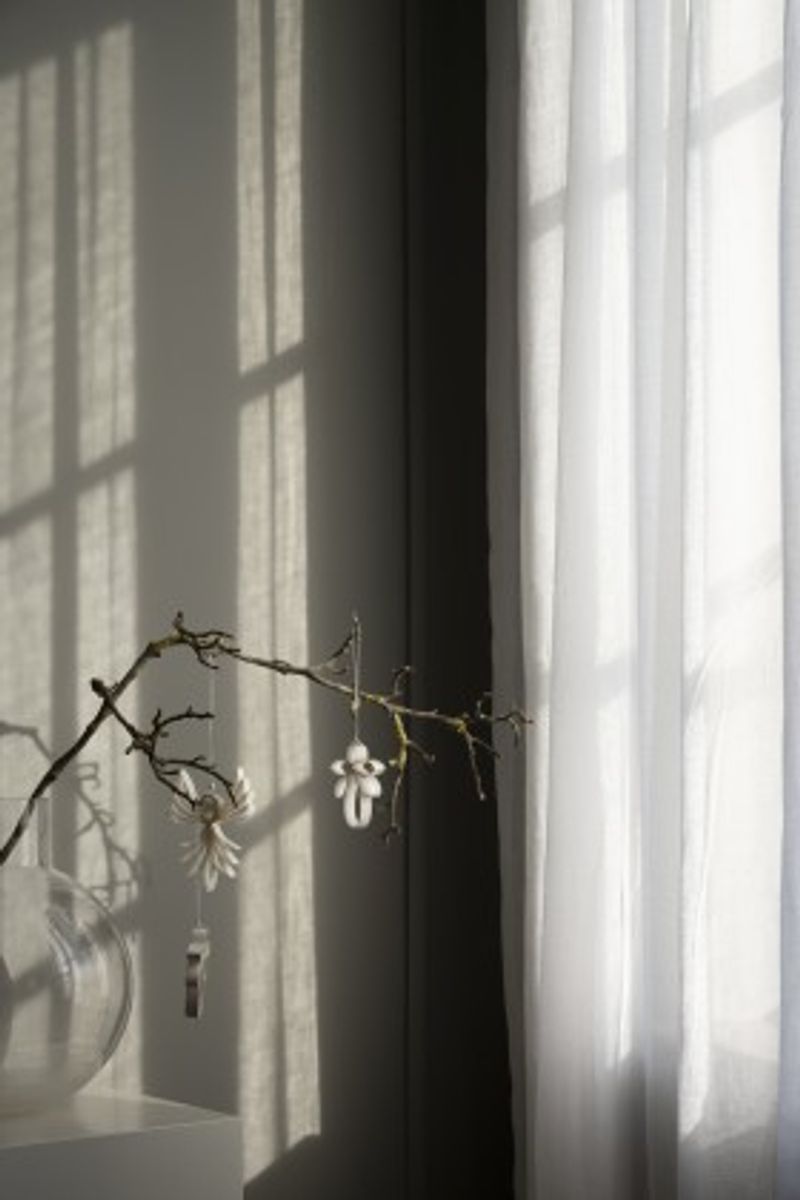 Engla papirdekorasjon, 3 stk  - Hvit