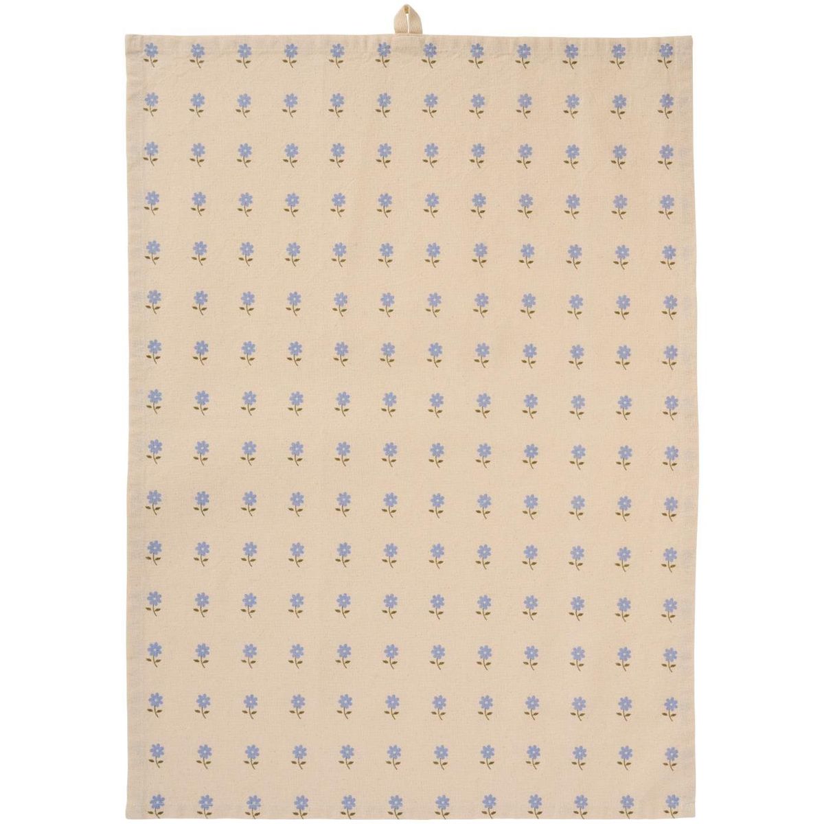 Kjøkkenhåndkle Elisabeth, natur med blå blomster