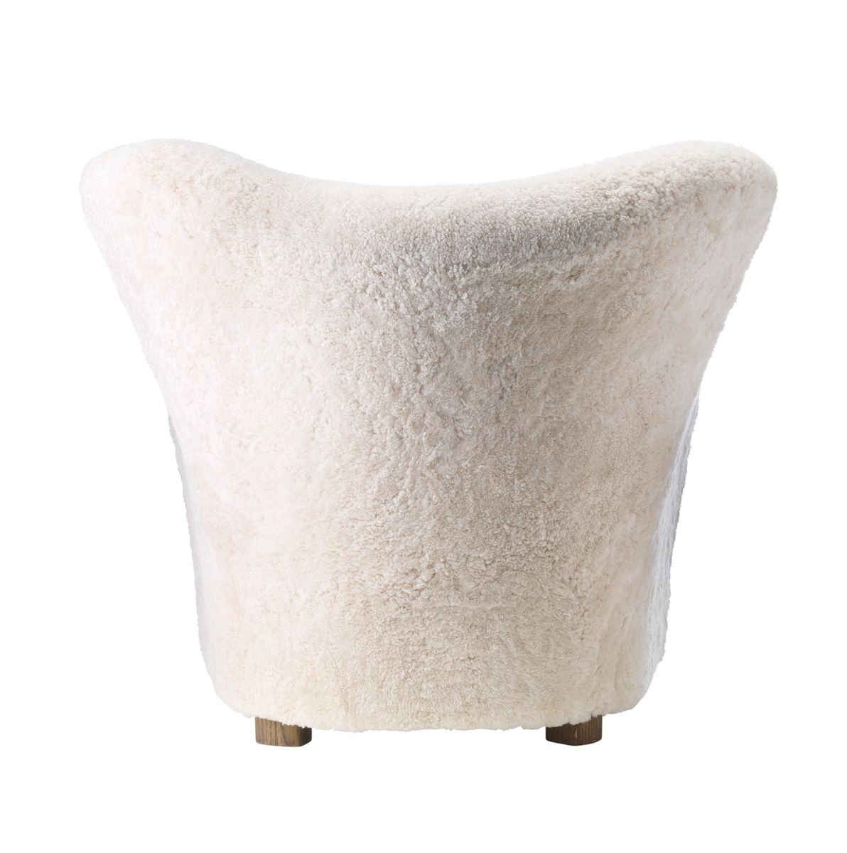 The Tired Man Lounge Chair. Sheepskin Moonlight