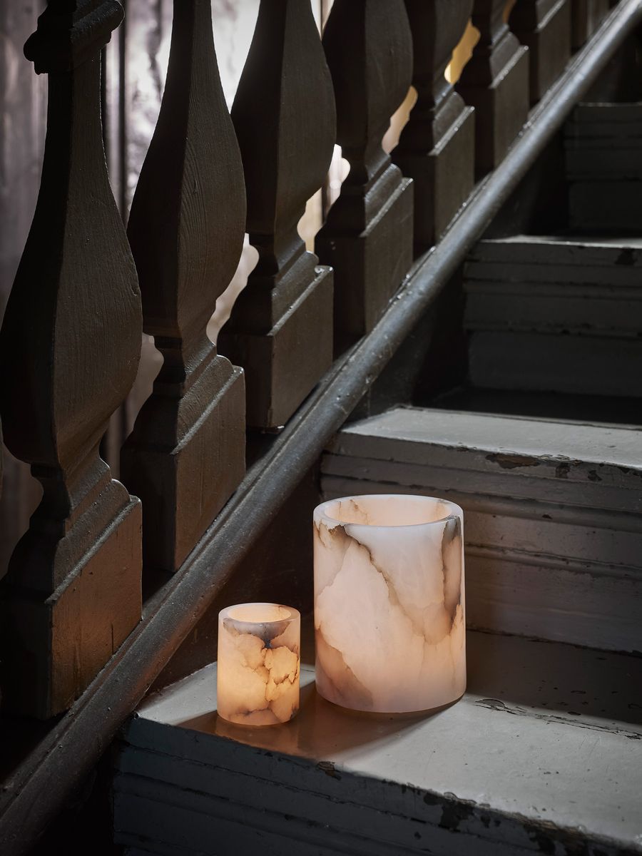 Lyslykt Alabaster, small