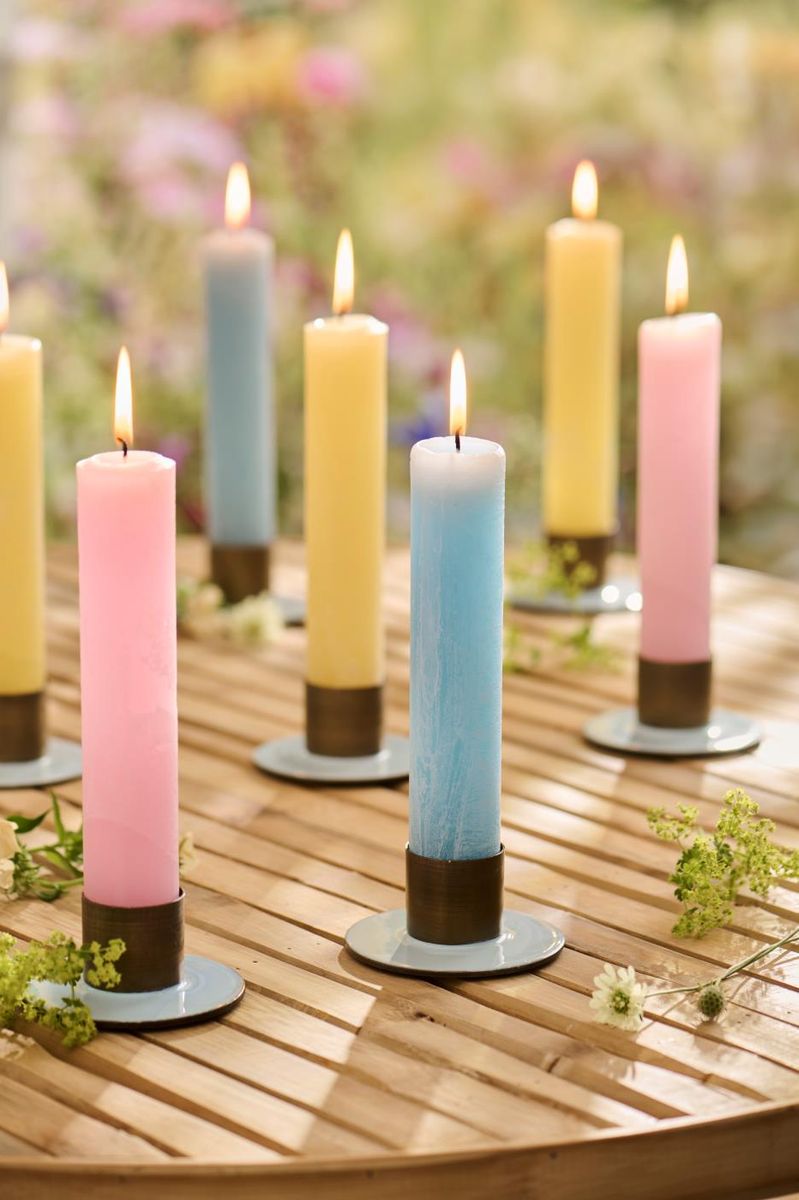 Rustikklys 3,8 cm - Gul