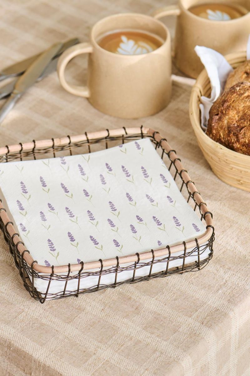 Serviett 16,5x16,5 cm - Lavendel