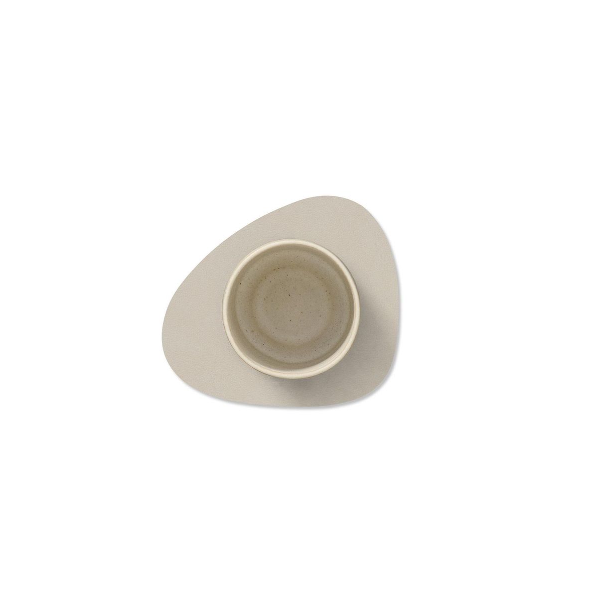 Glassbrikke Curve Nupo Oyster White