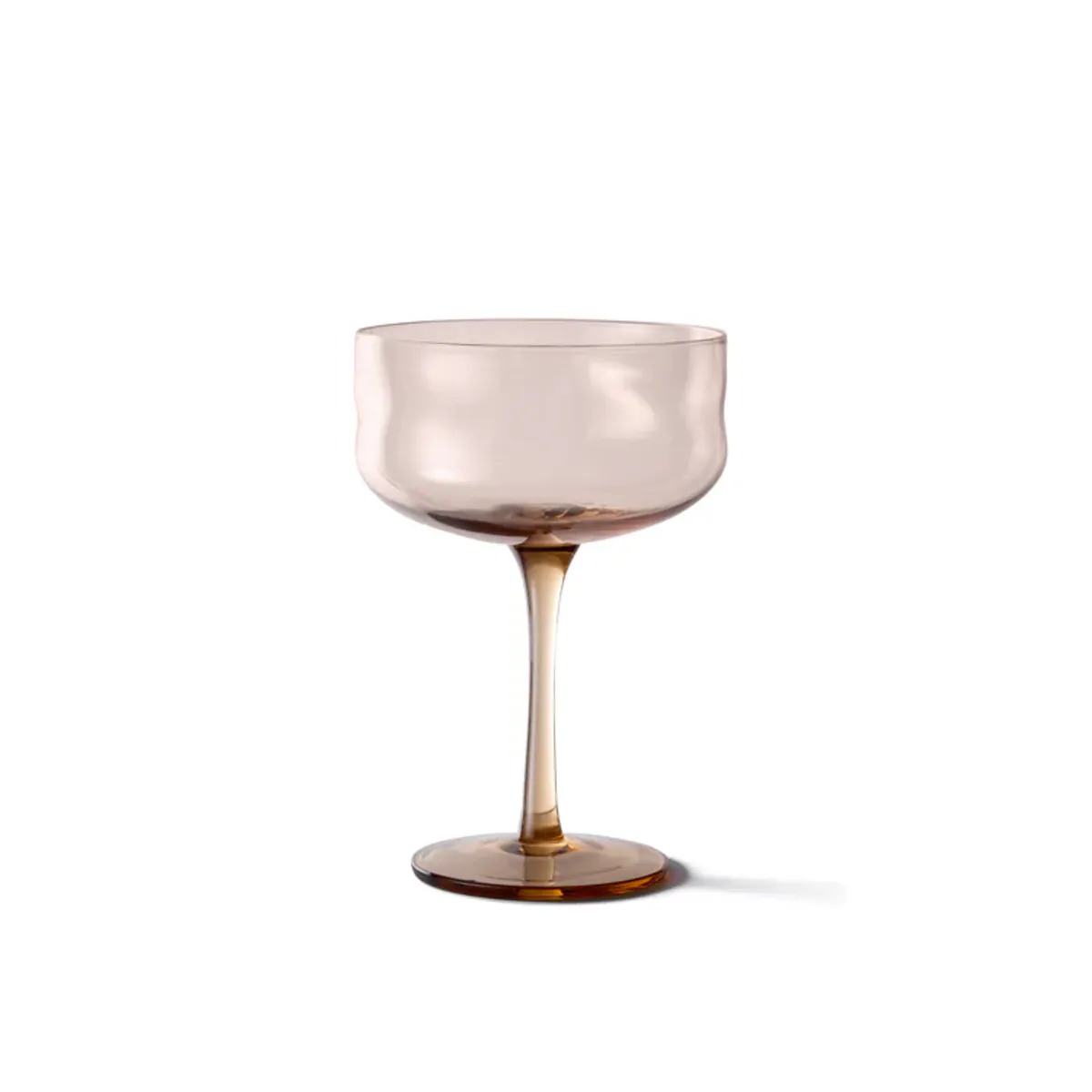Swirl Coupe Glass, Glow - 2 pk