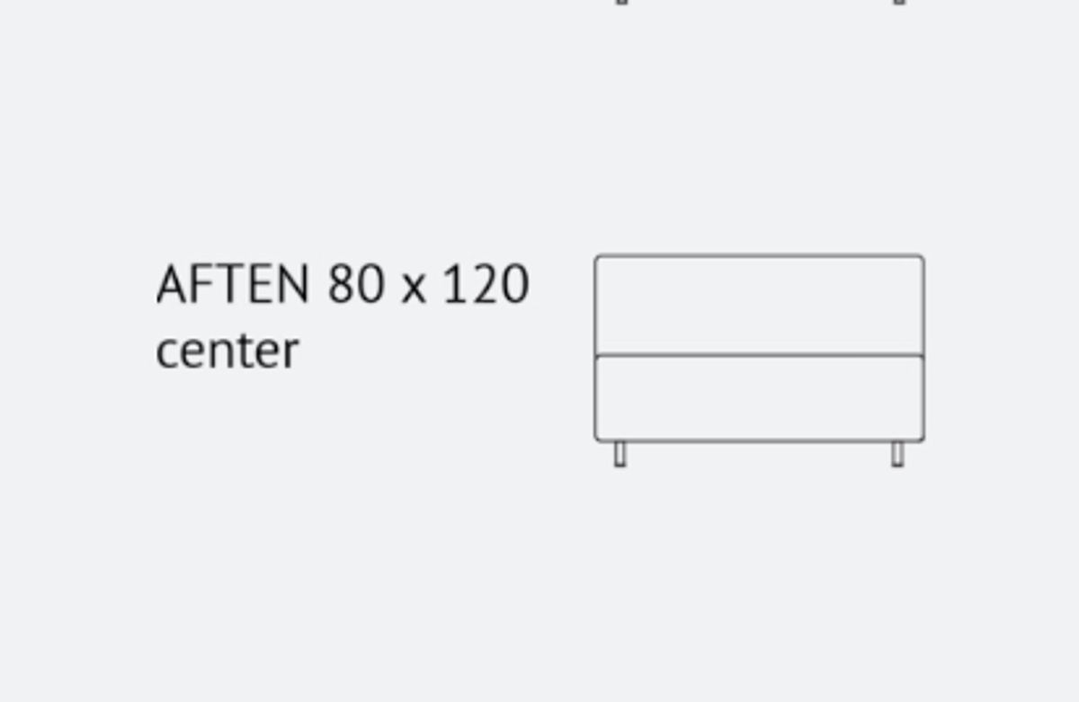 Aften Midtmodul 80x120 cm 