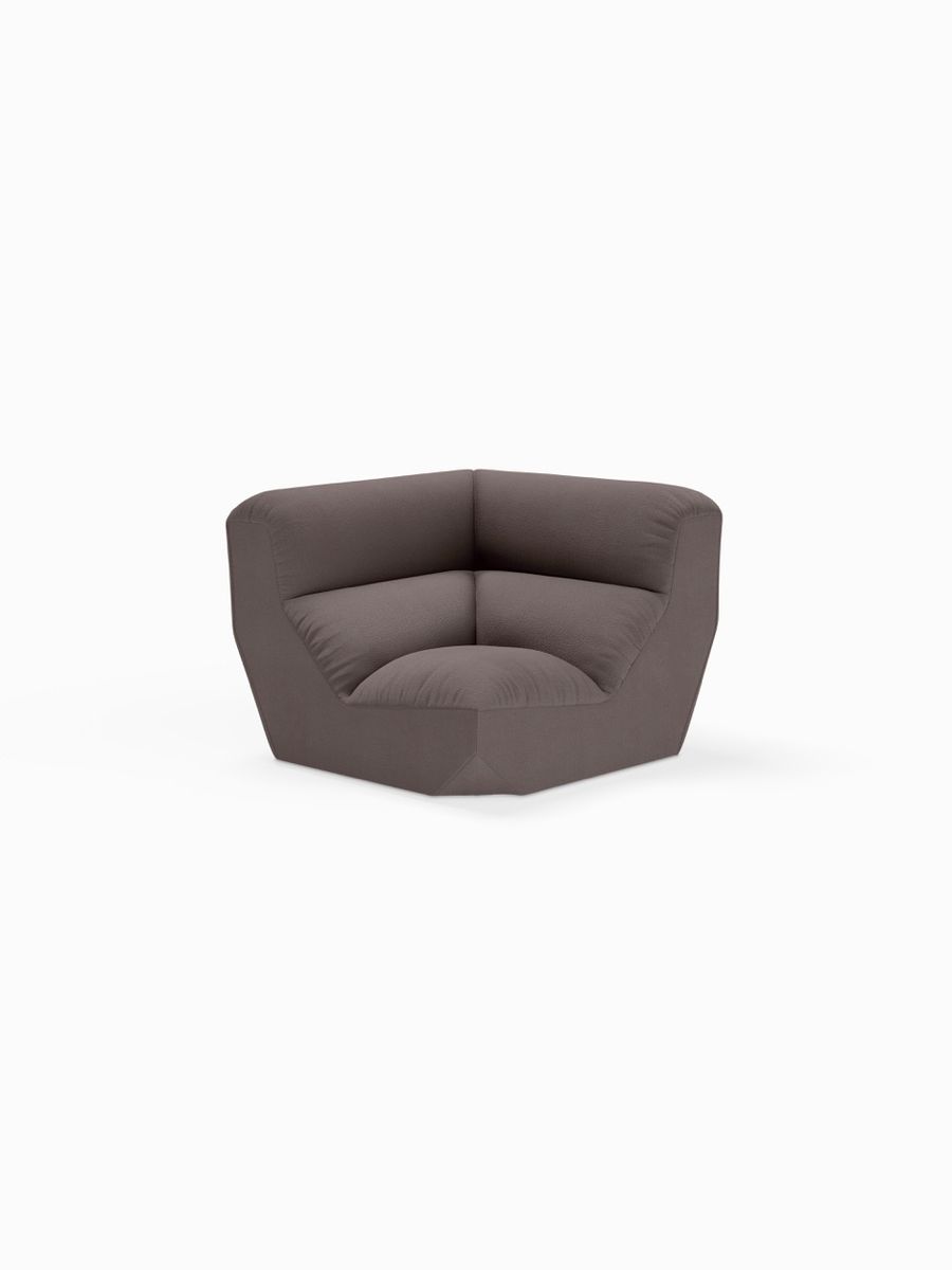 Hi Lo Modulsofa AV54-AV55 - Mørkebrun