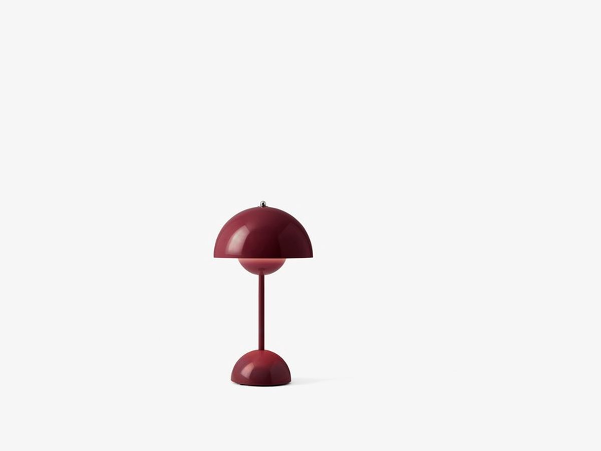 Flowerpot VP9 Oppladbar Bordlampe - Dark Plum