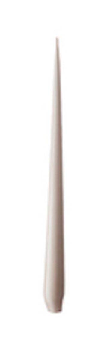 Kronelys 32 cm - Linen Grey